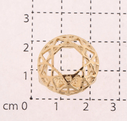 "Моана"  кольцо в золотом покрытии из коллекции "Кристалл" от Jenavi