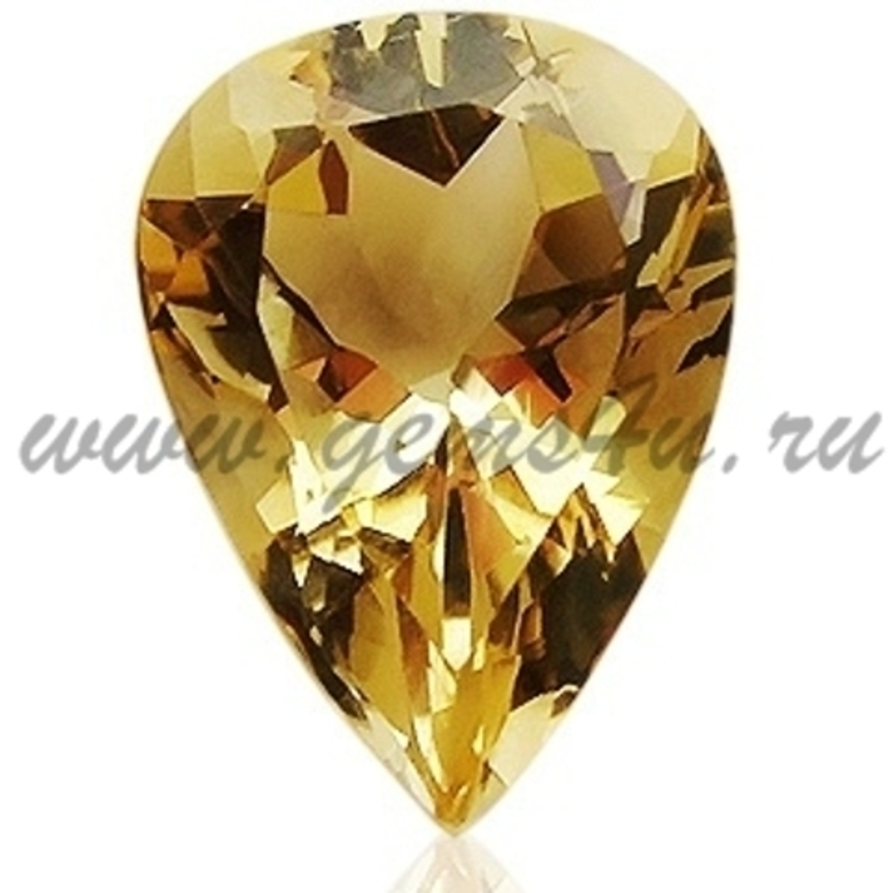 Цитрин (груша 6.00 х 4.00 мм)