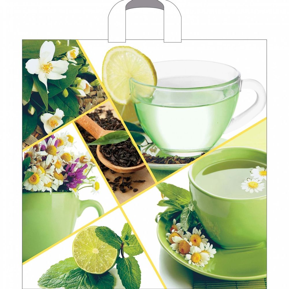 Пакет полиэтиленовый с петлевой ручкой Миленд, 45х45 см, "Свежесть"