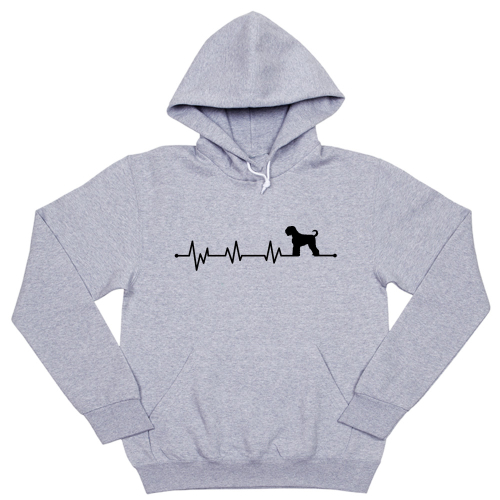 Толстовка "Сердечный ритм - Черный терьер"
