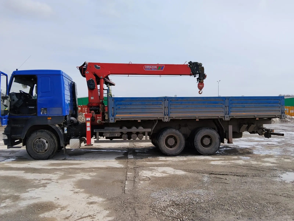 МАЗ 6312 6x4 Бортовой с КМУ 338281 (Дизельный, 6,7 л, 328 л.с., МТ)