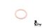 Кольцо Arta-F, 10 мм, металл, пастельно-розовый 906