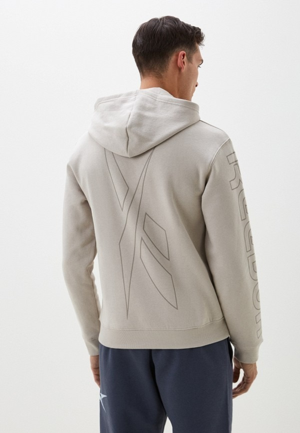 Толстовка мужская REEBOK RI LOGO MASH UP HOODIE