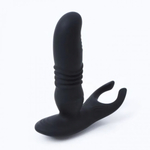 Телескопический массажер простаты с дистанционным управлением Rosyland (Цвет: черный)