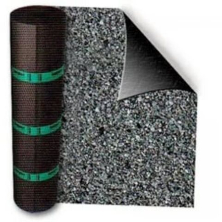 Наплавляемая гидроизоляция Бикрост ХКП сланец серый 10м (рул)