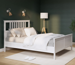 Двуспальная кровать, КЫМОР (HEMNES), 160х200 см, белый