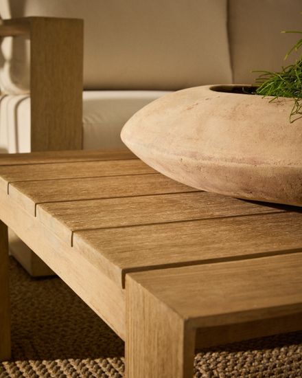 Кашпо Rivor из терракоты с натуральной отделкой Ø 50 см