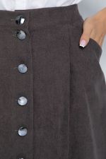 Юбка Севара (серо-коричневая) Ю11526 LT Collection