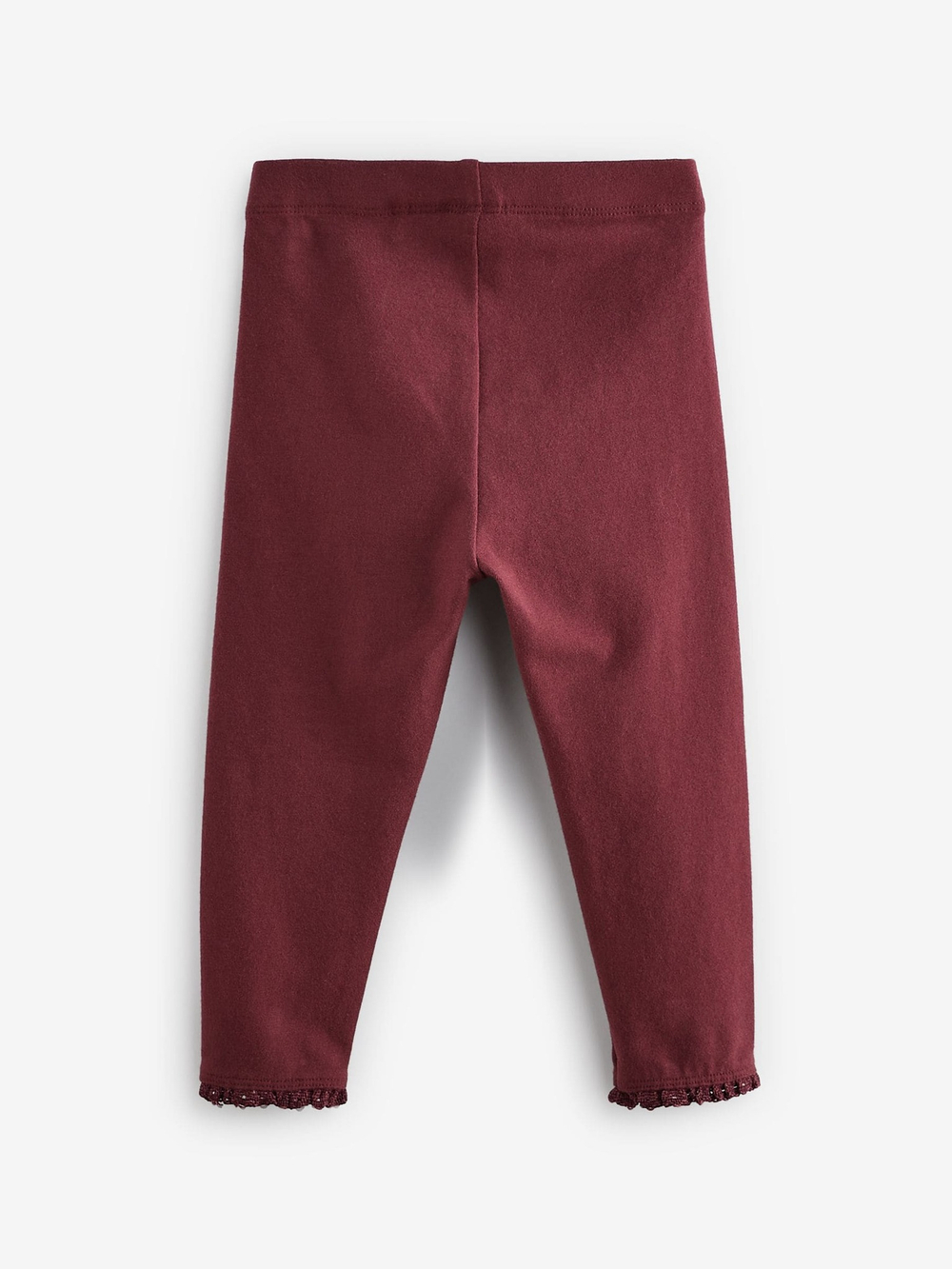 Легинсы с оборками для девочки Next 782-058, Бордовый