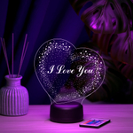 Ночник "Звёздное сердце - I love you"
