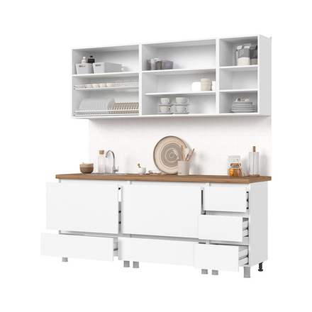 Кухня 2,0 Хелен Фасад МДФ с фрезеровкой