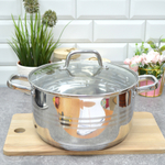 Набор кастрюль 3 предмета (7,5л, 9,5л, 11,5л) нерж "Premium"