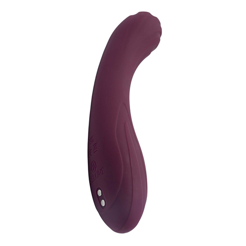Фиолетовый изогнутый вибратор 20,3см для стимуляции зоны G Selove CurveRush Precision Power for Your Sweetest G-Spot Purple