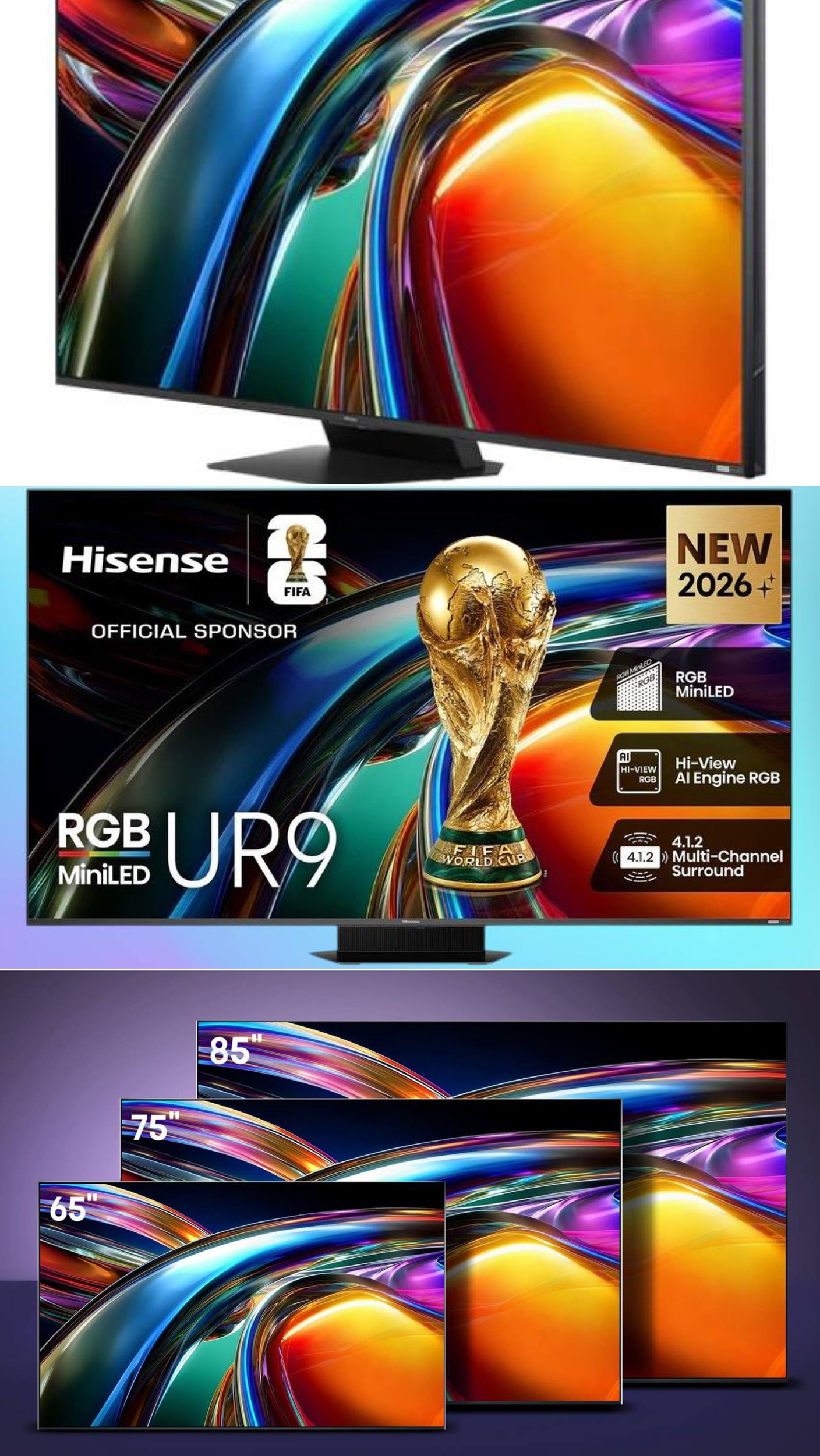 Hisense RGB MiniLED телевизор с разъемом DisplayPort