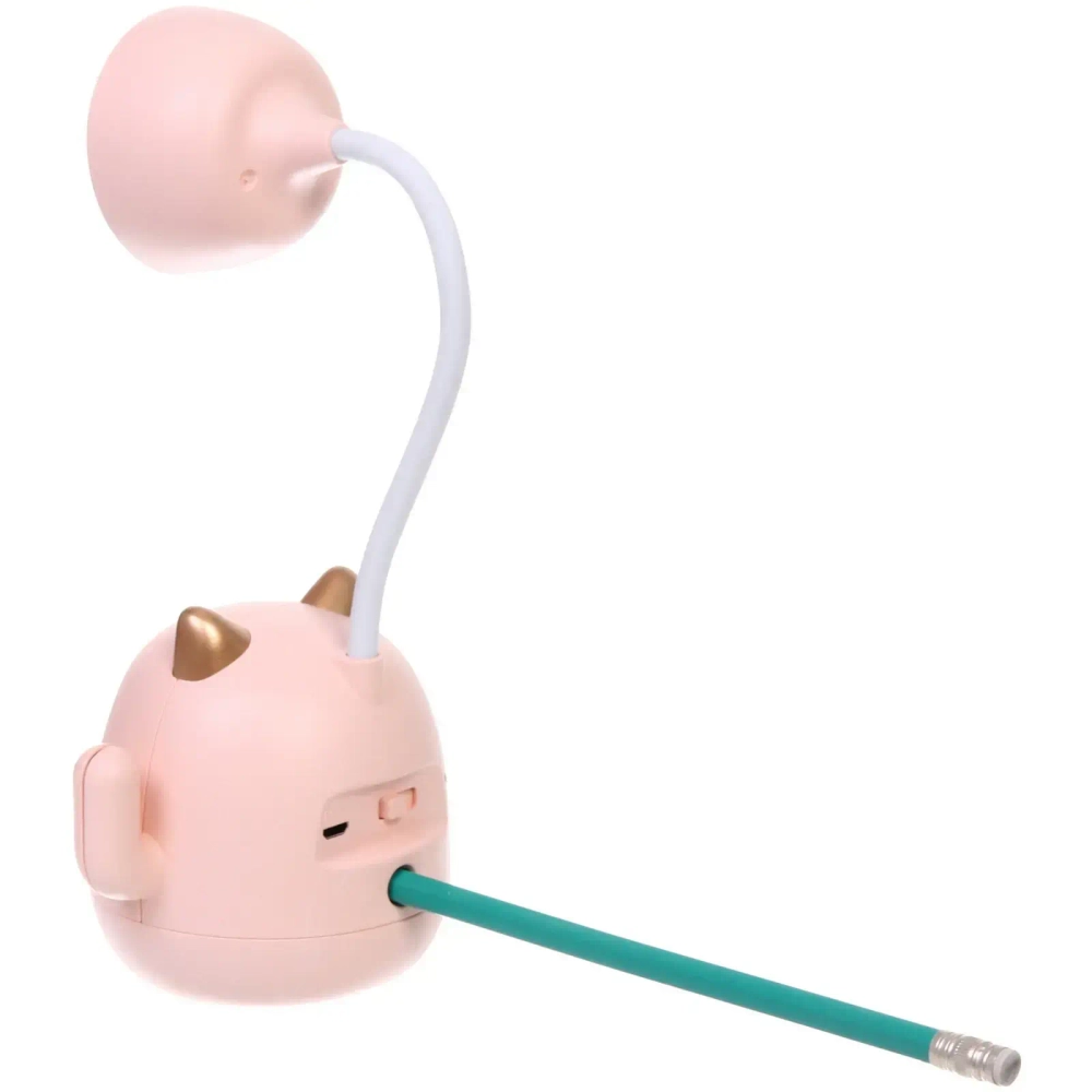 Настольная лампа «Sweet - Котёнок» 9*22.5 см LED, USB 3w 5v, Розовый