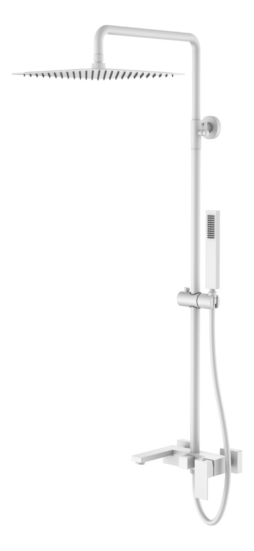 Boheme Стойка для душа Qubic Matt White
