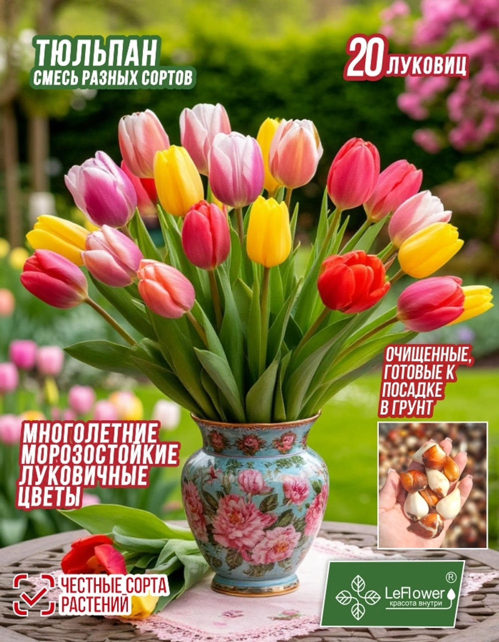 Тюльпан Луковица, Микс сортов 20 шт