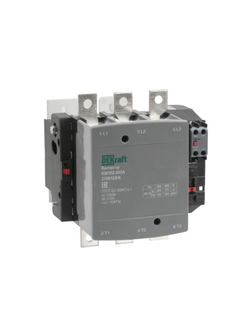 Контактор 265А 220В АС АС3 АС4 1НО+1НЗ КМ-102 DEKraft 21961DEK