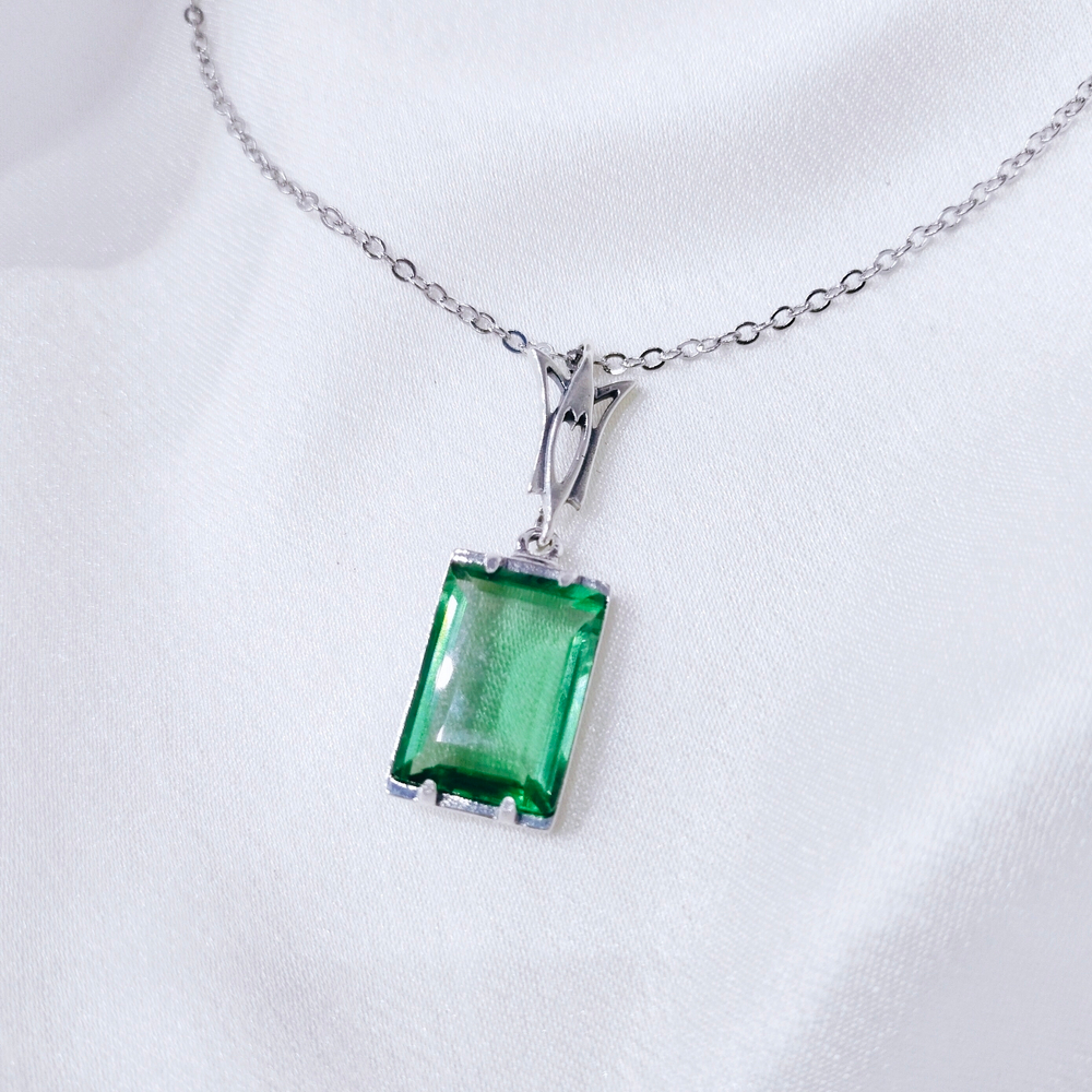 "Бонапарт" кулон в серебряном покрытии из коллекции "Дефиле" от Jenavi с замком карабин