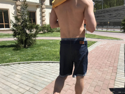 Шорты спортивные джинс мужские
