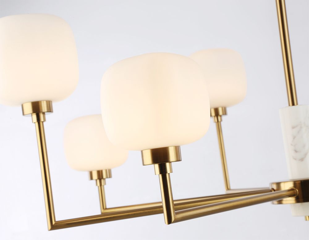 Ambrella Люстра на штанге с мрамором Ceramo Modern LH53017