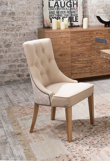 Стул "Давос" (дуб/тон 101/ткань Velvet Lux 29)