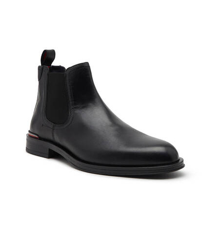 Кожаные челси Tommy Hilfiger - черный(FM0FM04806)