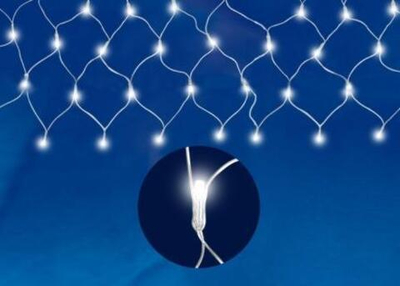 Гирлянда "СЕТКА" 3х2м 320Led, тёплый свет, соединяемая NEW