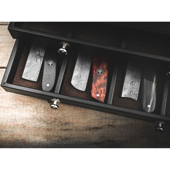 Опасная бритва Boker 140609DAM Damascus Ebony 6/8