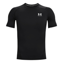 Мужское теннисное поло Under Armour Heatgear Armour T-Shirt Men - Black, White