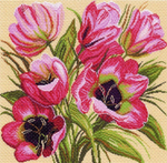 "Тюльпаны"-1118 канва с рисунком
