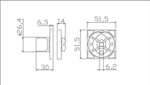 Завертка ADDENBAU WC SQ-003 WHITE