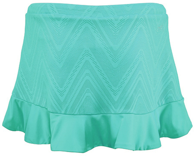 Юбка для девочки теннисная Lotto Nixia IV Skirt - green thai