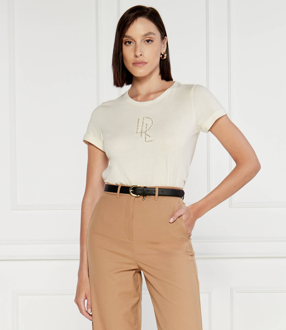 Футболка HAILLY LAUREN RALPH LAUREN - экрю(200934390)