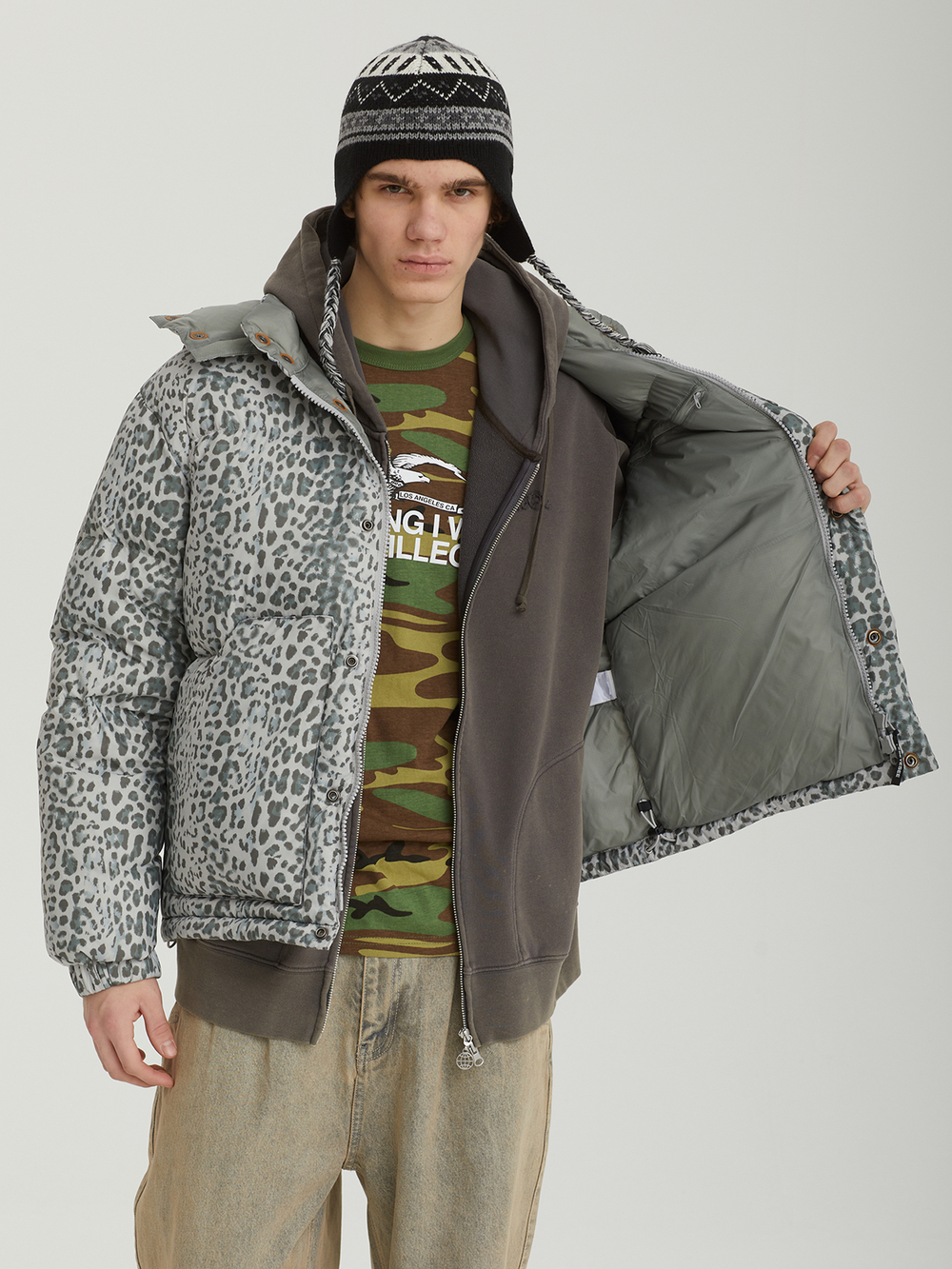 Пуховик Hooded Down