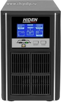 Источники бесперебойного питания (UPS, ИБП) Hiden ИБП HIDEN EXPERT UDC9202H-72, внешние акб= 72В (6 АКБ), ЗУ 8A, 2 kVA/1,8 kW (PF=0,9),