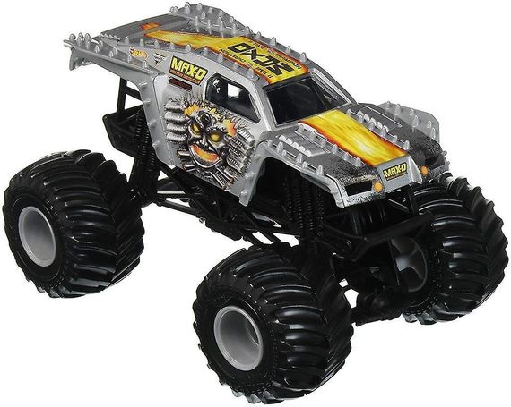 Hot Wheels Monster Jam Rev Tredz Max-D Vehicle, Silver