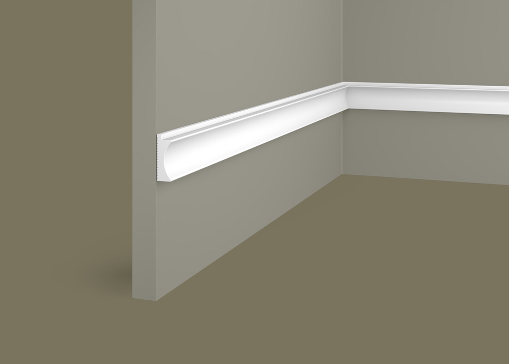 Cosca Decor. Молдинг финишный MF007, 31х12, 2800мм, Экополимер