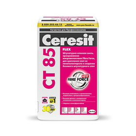Смесь штукатурно-клеевая Ceresit CT 85 Flex 25 кг