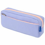Пенал мягкий BRAUBERG PASTEL 2 отделения светло-синий 21х9 5х5 см (3 штуки в упаковке)