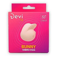 Розовое яичко-зайчик 4,1см Devi Bunny Vibro Egg VD-103
