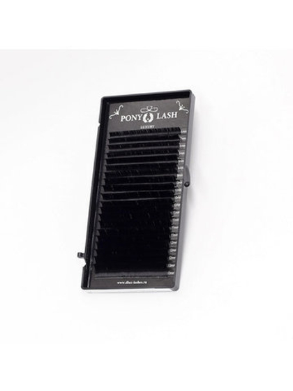 Черные ресницы Pony MIX - 20 линий
