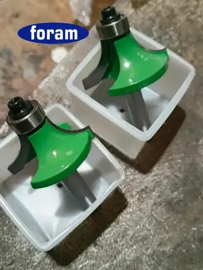 Фреза кромочная, калевочная Z2 Foram, R12.7, хвостовик 8мм, подшипник 12,7мм