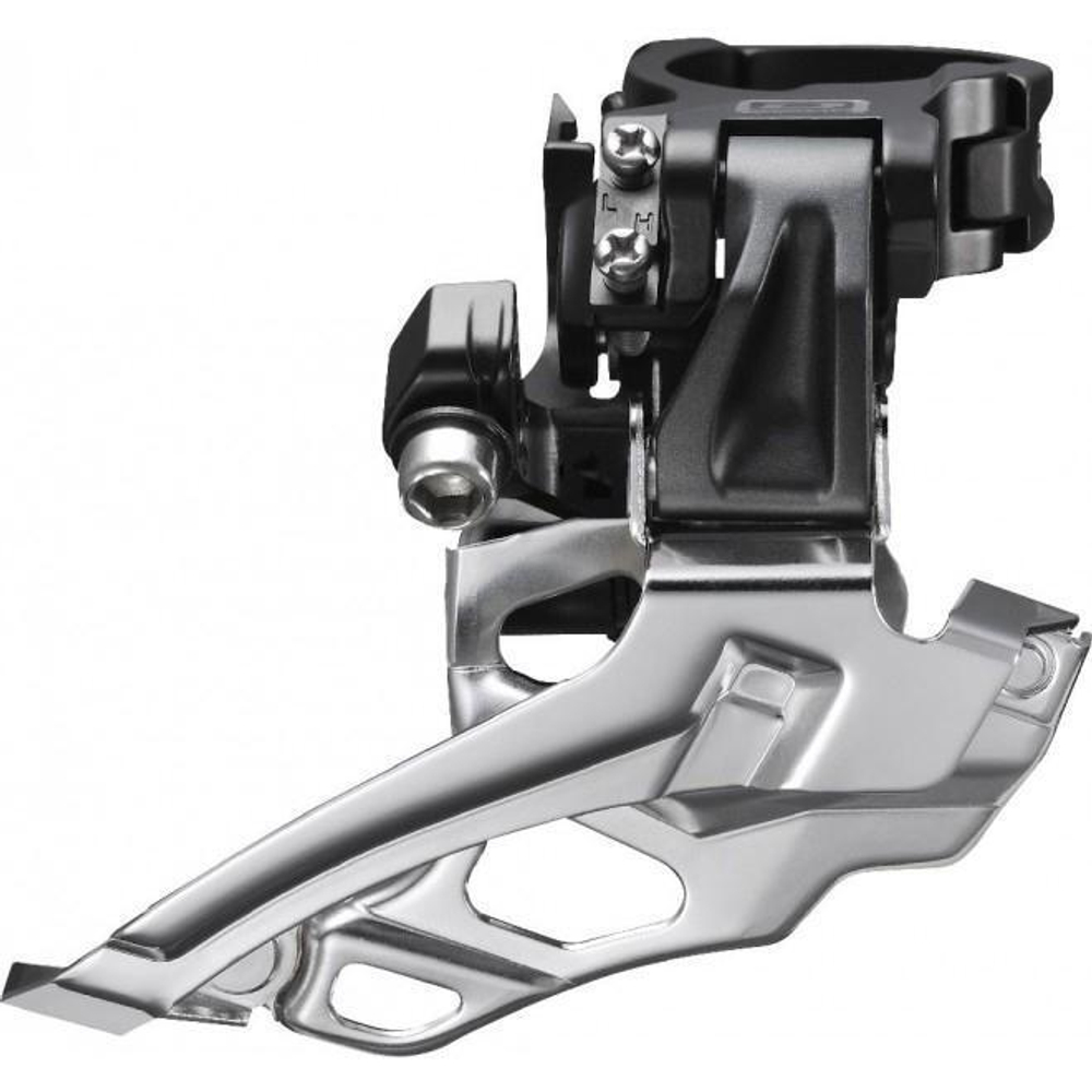 Перек-ль передний Shimano Deore, DEORE, ун. тяга, ун. хомут, уг.:66-69, для 38-44T, хомут 34.9 с ада