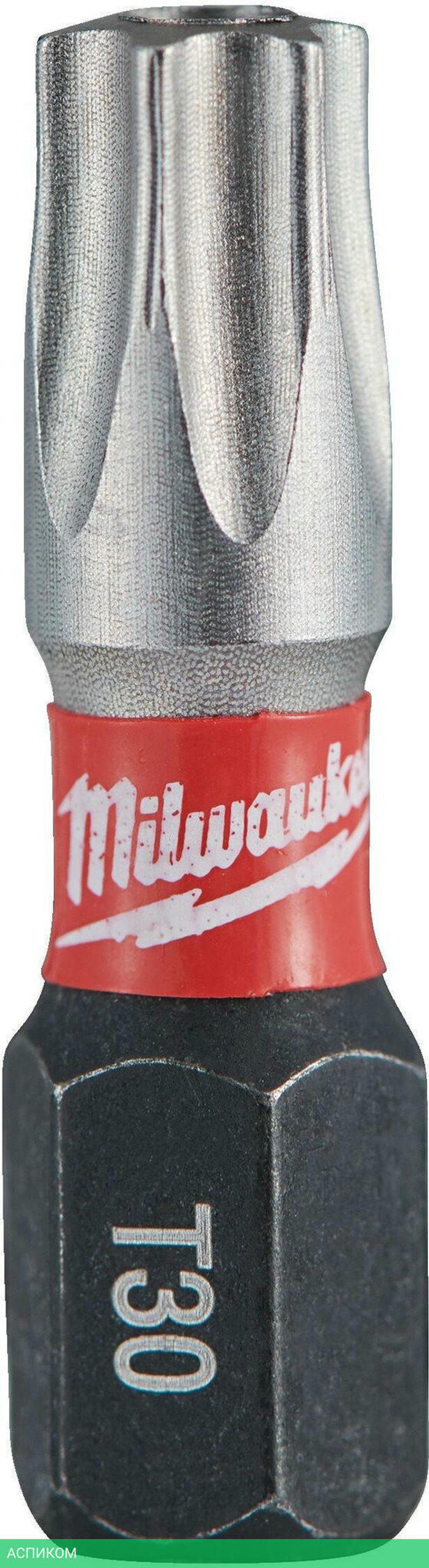 Бита Milwaukee Shockwave TX BO30 25мм 2шт (4932471584)