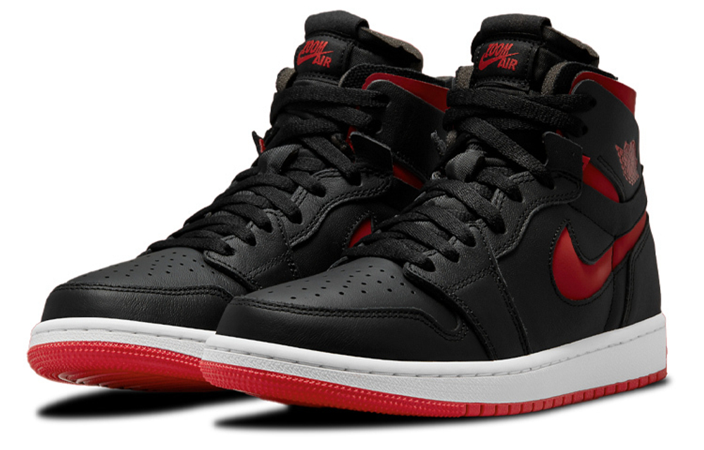 Кроссовки Jordan Air Jordan 1 High Zoom Air Cmft "Bred" (Женская размерная сетка)