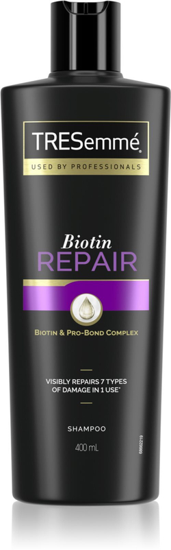 TRESemme Biotin + Repair 7 - восстанавливающий шампунь для поврежденных волос /   400  ml  / GTIN 8710522323120