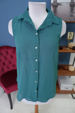 Рубашка H&M без рукавов 42 размер