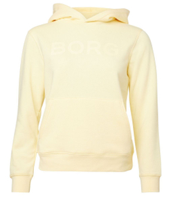 Женская Кофта теннисная Björn Borg Logo Hoodie - light yellow