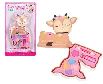 Набор косметики для девочки "Girl's Club" в наборе: тени, губная помада.